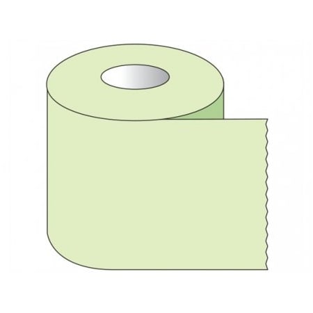 Shamrock Scientific RPI Lab Tape, 1" Core, 1" Wide, Lime, 500" 560101-LIME